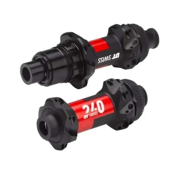 Coppia di mozzi DT Swiss 240 per ruote da bici ad alte prestazioni. Massima scorrevolezza, peso ridotto e affidabilità per MTB e bici da strada.